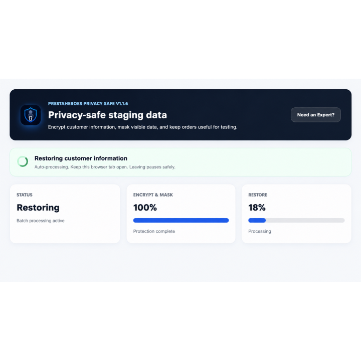 PH Customer Data Privacy – Secure Staging & Sandbox Testing