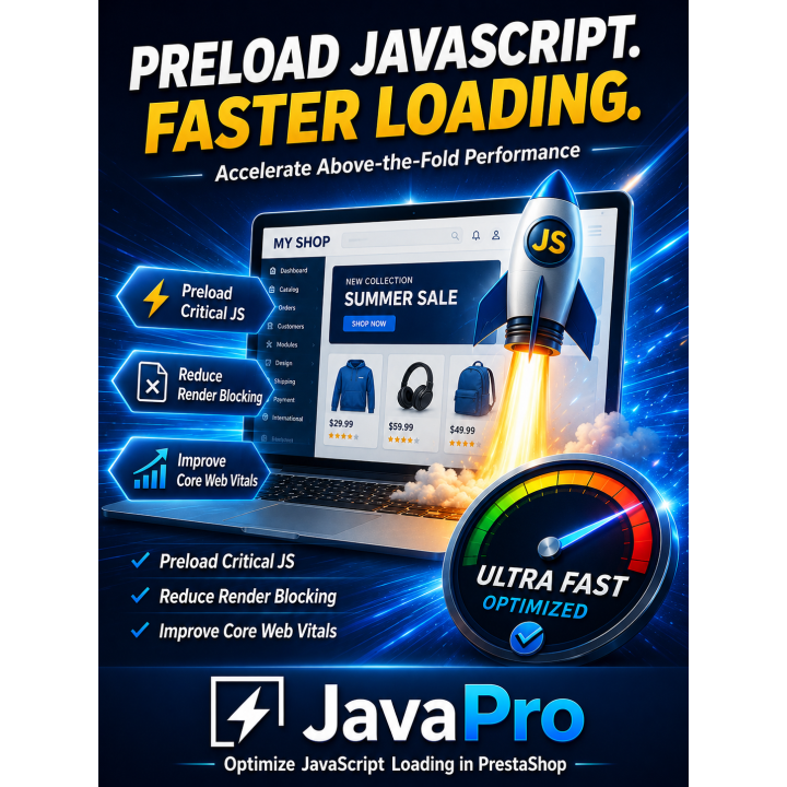 JavaPro – Preload JavaScript and Improve Core Web Vitals for PrestaShop