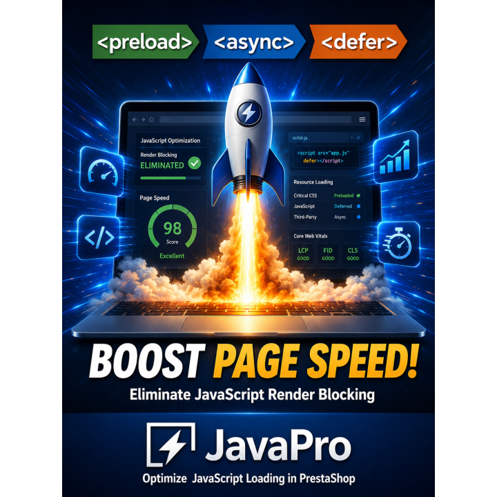 JavaPro – Preload JavaScript and Improve Core Web Vitals for PrestaShop
