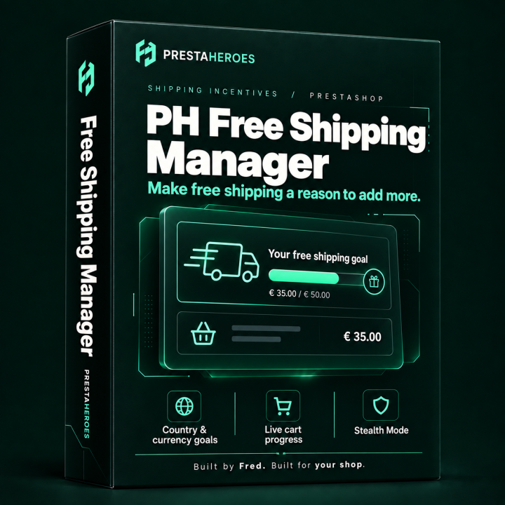 PH Free Shipping Manager for PrestaShop - Free Shipping That Sells